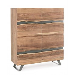 Credenza in legno Aron by Bizzotto. Madia in legno 3 ante