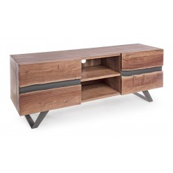 Mobile basso in legno Aron by Bizzotto. Credenza in legno 2 ante