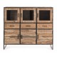 Credenza in legno Elmer by Bizzotto. 6 ante e 3 cassetti