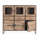 Credenza in legno Elmer by Bizzotto. 6 ante e 3 cassetti