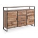 Credenza in legno Elmer by Bizzotto. 2 ante e 3 cassetti