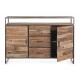 Credenza in legno Elmer by Bizzotto. 2 ante e 3 cassetti