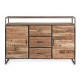 Credenza in legno Elmer by Bizzotto. 2 ante e 3 cassetti