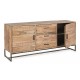 Credenza in legno Elmer by Bizzotto. 2 ante e 3 cassetti. Larghezza cm. 175