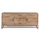 Credenza in legno Elmer by Bizzotto. 2 ante e 3 cassetti. Larghezza cm. 175