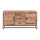 Credenza in legno Elmer by Bizzotto. 2 ante e 3 cassetti. Larghezza cm. 145