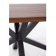 Tavolo Arnav di Bizzotto in legno e acciaio. Mis. 200x100