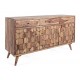 Credenza in legno Kant by Bizzotto. 3 ante e 3 cassetti. Larghezza cm. 132