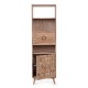 Libreria in legno Shesham Kant by Bizzotto. 1 anta e 2 cassetti