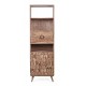 Libreria in legno Shesham Kant by Bizzotto. 1 anta e 2 cassetti