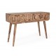 Consolle in legno Sheesham Kant by Bizzotto con 2 cassetti