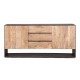 Credenza Gunter di Bizzotto. Legno di Mango. 2 Ante - 3 Cassetti