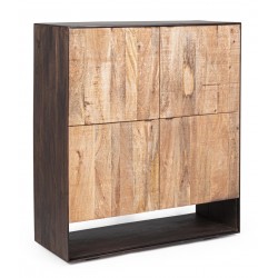 Credenza Gunter di Bizzotto. Legno di Mango. 4 Cassettoni.