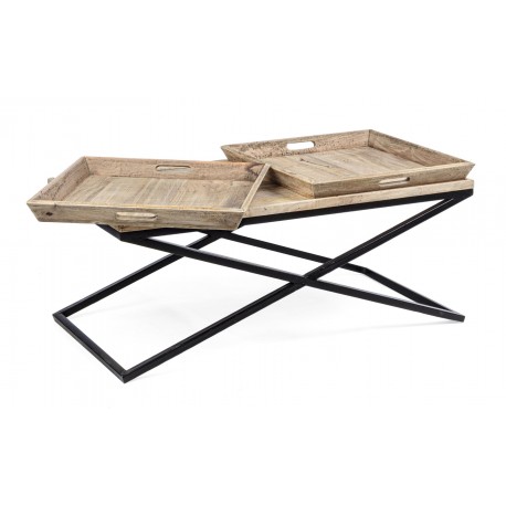 Tavolino con vassoio Tray di Bizzotto. Varie misure.