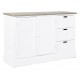 CREDENZA DOROTEA 2 ANTE E 3 CASSETTI BY BIZZOTTO