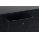 CREDENZA  JEFFERSON 3 ANTE - 5 CASSETTI NERO BY BIZZOTTO