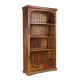 LIBRERIA CHATEAUX 4 P- 2 C IN LEGNO D'ACACIA FINITURA ANTICATA BY BIZZOTTO