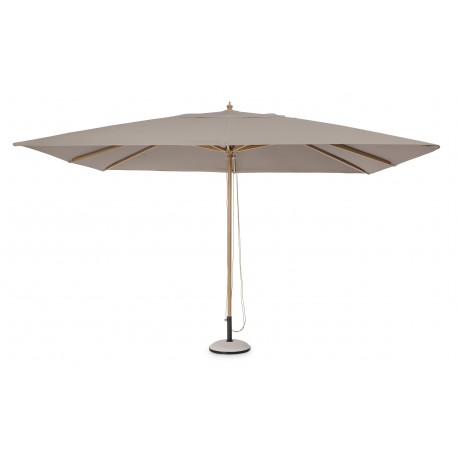 Ombrellone da giardino Eclipse in allumio effetto legno. 