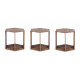 SET 3 TAVOLINO KANT BY BIZZOTTO