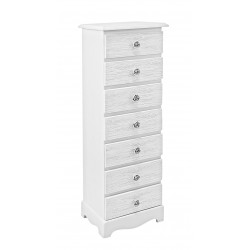 CASSETTIERA SETTE CASSETTI BLANC BY BIZZOTTO