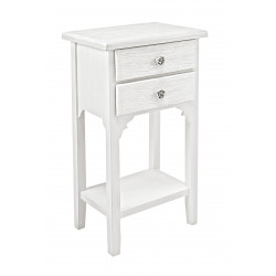 MOBILETTO DUE CASSETTI BLANC BY BIZZOTTO