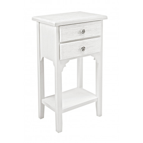 MOBILETTO DUE CASSETTI BLANC BY BIZZOTTO