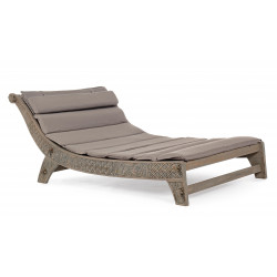 DAYBED CON CUSCINI SANUR IN LEGNO TEAK FSC. BY BIZZOTTO