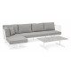 SET 4 SALOTTO ANGOLARE ALTHEA CON CUSCINI DISPONIBILE IN DUE COLORI BY BIZZOTTO