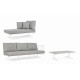 SET 4 SALOTTO ANGOLARE ALTHEA CON CUSCINI DISPONIBILE IN DUE COLORI BY BIZZOTTO