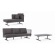 SET 4 SALOTTO ANGOLARE ALTHEA CON CUSCINI DISPONIBILE IN DUE COLORI BY BIZZOTTO
