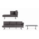 SET 4 SALOTTO ANGOLARE ALTHEA CON CUSCINI DISPONIBILE IN DUE COLORI BY BIZZOTTO