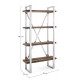 LIBRERIA STANTON LEGNO/ ACCIAIO BY BIZZOTTO