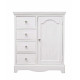 CREDENZA DUE ANTE QUATTRO CASSETTI BLANC BY BIZZOTTO