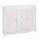 CREDENZA DUE ANTE QUATTRO CASSETTI BLANC BY BIZZOTTO