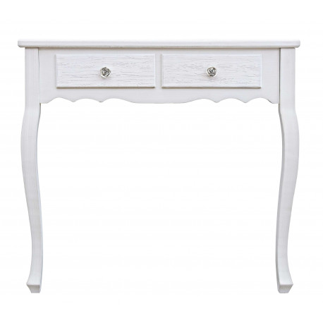 CONSOLLE DUE CASSETTI BLANC BY BIZZOTTO