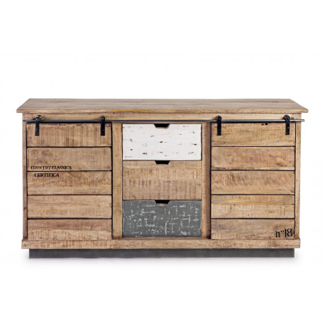 CREDENZA 2 ANTE E 3 CASSETTI TUDOR BY BIZZOTTO