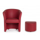 POLTRONA RITA CON POUF BY BIZZOTTO