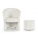 POLTRONA RITA CON POUF BY BIZZOTTO