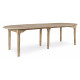 TAVOLO ALLUNGABILE OVALE TRASFORMABILE IN ROTONDO BEDFORD 110-272 x 110 BY BIZZOTTO