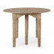 TAVOLO ALLUNGABILE OVALE TRASFORMABILE IN ROTONDO BEDFORD 110-272 x 110 BY BIZZOTTO