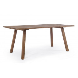 TAVOLO GLASGOW FISSO FSC 180x90 IN LEGNO D' ACACIA  BY BIZZOTTO