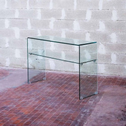 Consolle vetro temperato modello Shelf di Itamoby