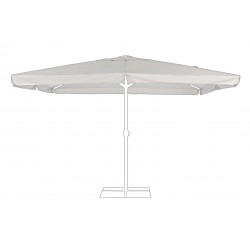 Oombrellone da giardino Alghero 4x4 Bianco-Grigio chiaro By Bizzotto