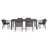 Set tavolo + 6 sedie c-c Cordova antr.Yk13 By Bizzotto