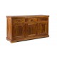 Credenza Chateaux legno massello acacia By Bizzotto