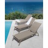 Lettino prendisole Step Alluminio verniciato By Talenti
