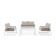 SET 4 SALOTTO CON CUSCINI CAPTIVA BY BIZZOTTO