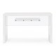 Consolle  2 piani Line Wood Bianco 120x50 By Bizzotto