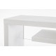 Consolle 2 piani Line Wood Bianco 120x50 By Bizzotto