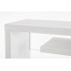 Consolle  2 piani Line Wood Bianco 120x50 By Bizzotto